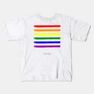 Love Wins Kids T-Shirt